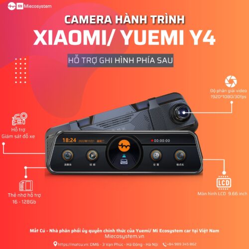 CAMERA HÀNH TRÌNH XIAOMI/YUEMI Y4 2 Camera hành trình Yuemi Y4