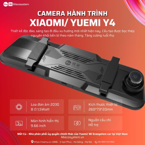 CAMERA HÀNH TRÌNH XIAOMI/YUEMI Y4 4 Camera hành trình Yuemi Y4